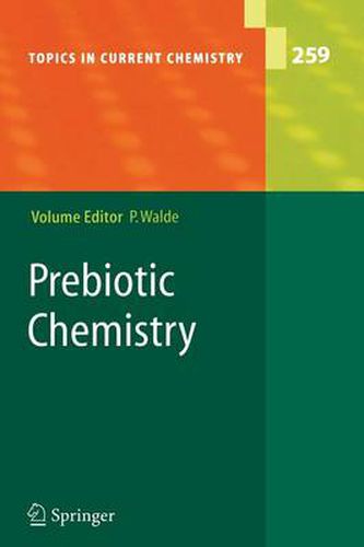 Cover image for Prebiotic Chemistry: From Simple Amphiphiles to Protocell Models