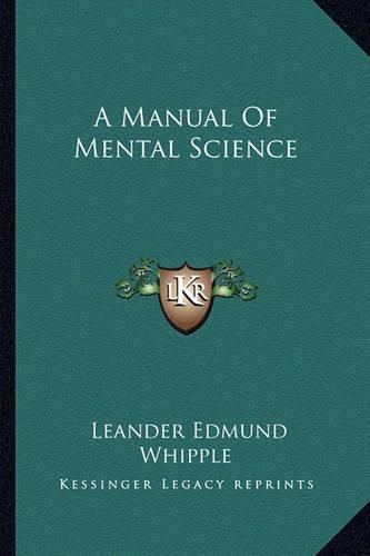 Cover image for A Manual of Mental Science