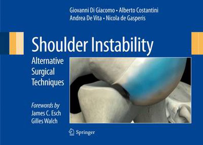 Cover image for Shoulder Instability: Alternative Surgical Techniques