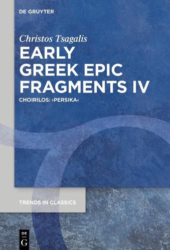 Cover image for Early Greek Epic Fragments IV