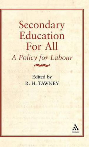 Cover image for Secondary Education for All