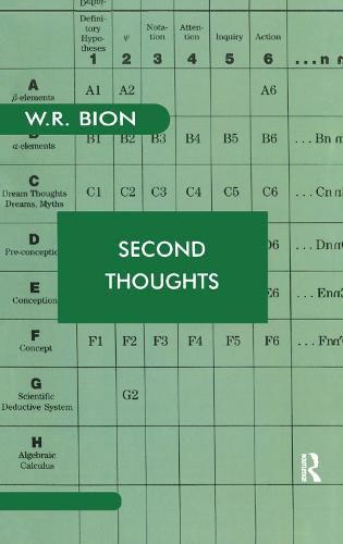 Second Thoughts: Selected Papers on Psychoanalysis