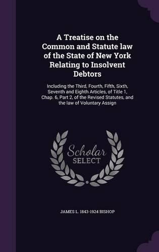Cover image for A Treatise on the Common and Statute law of the State of New York Relating to Insolvent Debtors