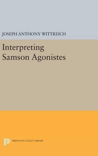 Cover image for Interpreting SAMSON AGONISTES