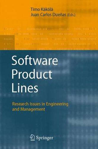 Cover image for Software Product Lines: Research Issues in Engineering and Management