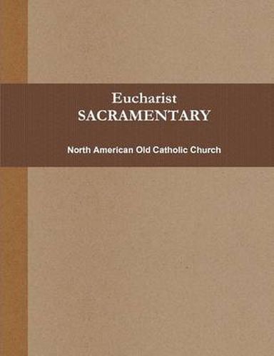 Cover image for Eucharist (SACRAMENTARY, B&w)