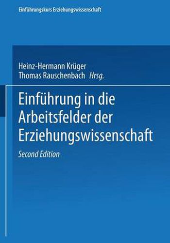 Cover image for Einfuhrung in die Arbeitsfelder der Erziehungswissenschaft