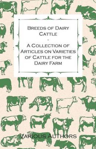 Cover image for Breeds of Dairy Cattle - A Collection of Articles on Varieties of Cattle for the Dairy Farm