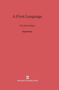 Cover image for A First Language