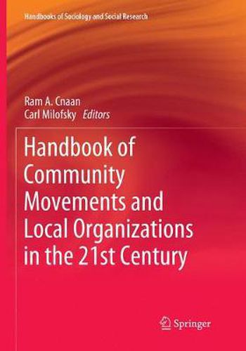 Cover image for Handbook of Community Movements and Local Organizations in the 21st Century