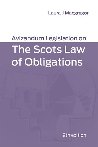 Cover image for Avizandum Legislation on the Scots Law of Obligations