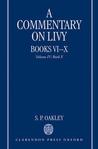 Cover image for A Commentary on Livy