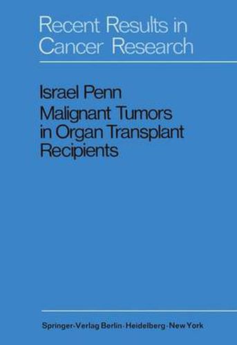 Cover image for Malignant Tumors in Organ Transplant Recipients