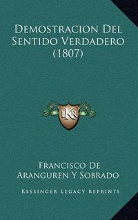 Cover image for Demostracion del Sentido Verdadero (1807)