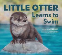 Cover image for Little Otter Learns to Swim