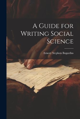 Cover image for A Guide for Writing Social Science