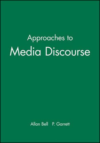 Cover image for Approaches to Media Discourse