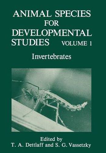Cover image for Animal Species for Developmental Studies: Volume 1 Invertebrates