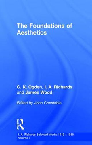 Cover image for Foundations Aesthetics     V 1