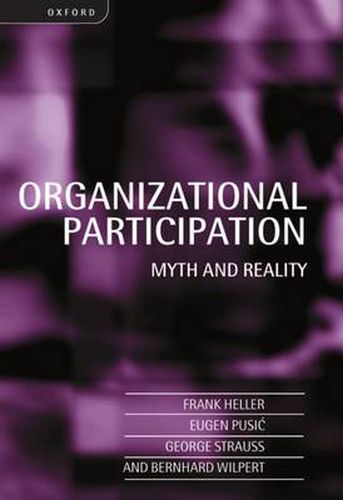 Cover image for Organizational Participation: Myth and Reality