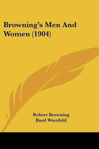 Cover image for Browning's Men and Women (1904)