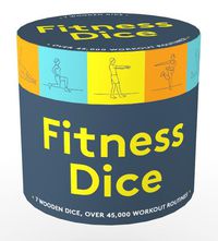 Cover image for Fitness Dice: 7 Wooden Dice, Over 45,000 Workout Routines