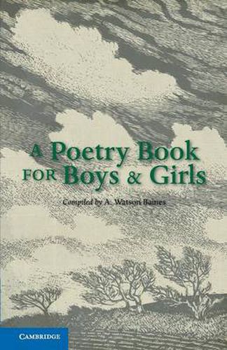 Cover image for A Poetry Book for Boys and Girls