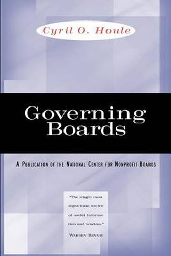 Cover image for Governing Boards: Their Nature and Nurture