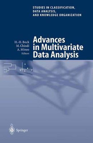 Cover image for Advances in Multivariate Data Analysis: Proceedings of the Meeting of the Classification and Data Analysis Group (CLADAG) of the Italian Statistical Society, University of Palermo, July 5-6, 2001