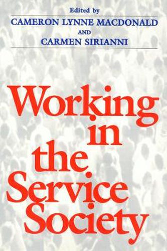 Cover image for Working In Service Society