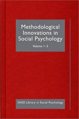 Cover image for Methodological Innovations in Social Psychology