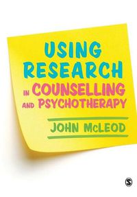 Cover image for Using Research in Counselling and Psychotherapy