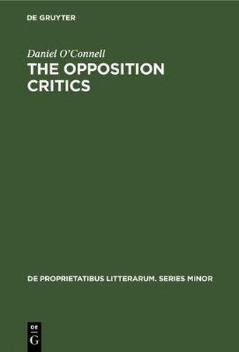 The opposition critics: The antisymbolist reaction in the modern period