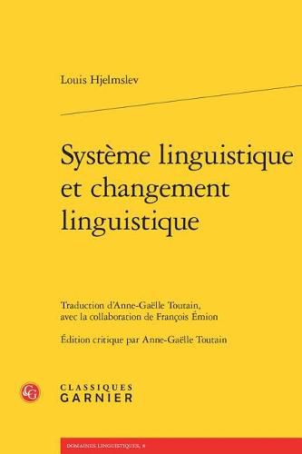 Cover image for Systeme Linguistique Et Changement Linguistique