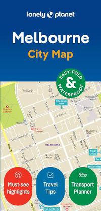 Cover image for Lonely Planet Melbourne City Map