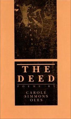 Cover image for The Deed: Poems