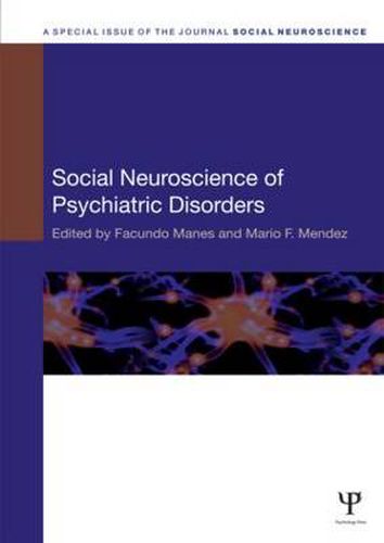 Cover image for Social Neuroscience of Psychiatric Disorders