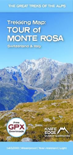 Cover image for Tour of Monte Rosa Trekking Map