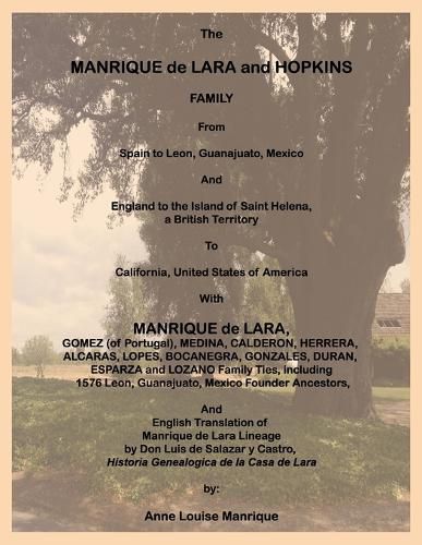 Cover image for The Manrique de Lara and Hopkins Family