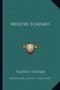 Cover image for Meister Eckhart
