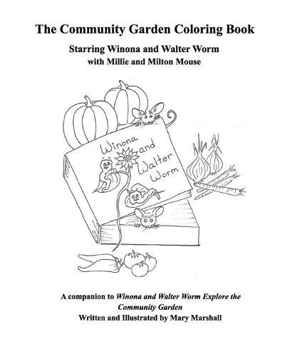 Cover image for A Community Garden Coloring Book