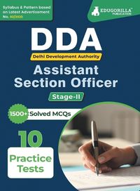 Cover image for DDA (Delhi Development Authority) Assistant Section Officer Stage II (English Edition) Book 2023 - 10 Full Length Practice Mock Tests with Free Access to Online Tests