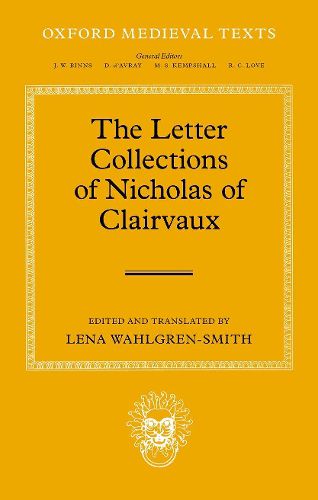 Cover image for The Letter Collections of Nicholas of Clairvaux