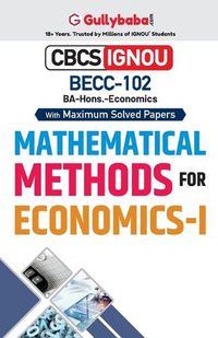 Cover image for BECC-102 Mathematical Methods for Economics-I