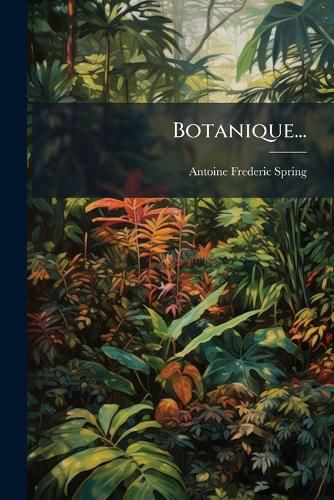 Cover image for Botanique...