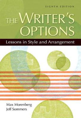 Cover image for Writer's Options, The: Lessons in Style and Arrangement