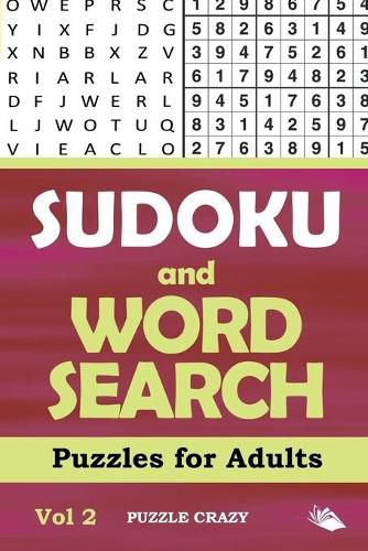 Cover image for Sudoku and Word Search Puzzles for Adults Vol 2