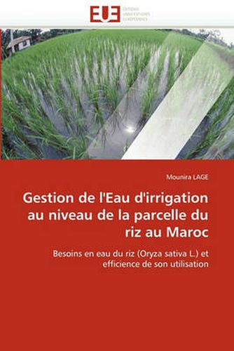 Cover image for Gestion de L'Eau D'Irrigation Au Niveau de La Parcelle Du Riz Au Maroc