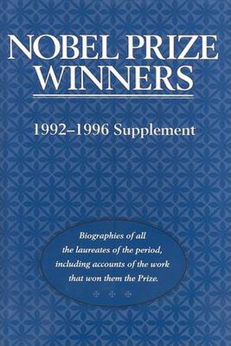 Cover image for Nobel Prize Winners: 1992-1996 Supplement