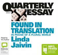 Cover image for Found In Translation: In Praise of a Plural World